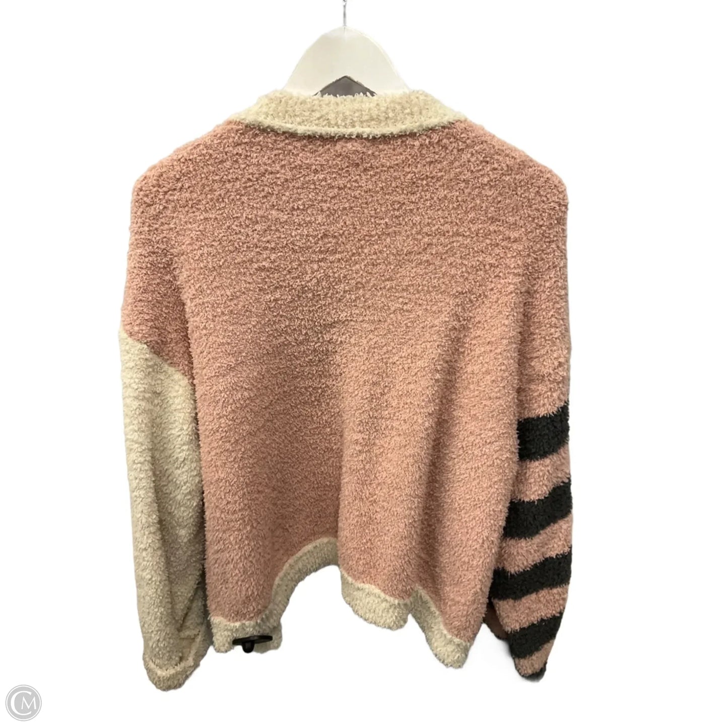 Sweater Cardigan By Pol In Pink, Size: S