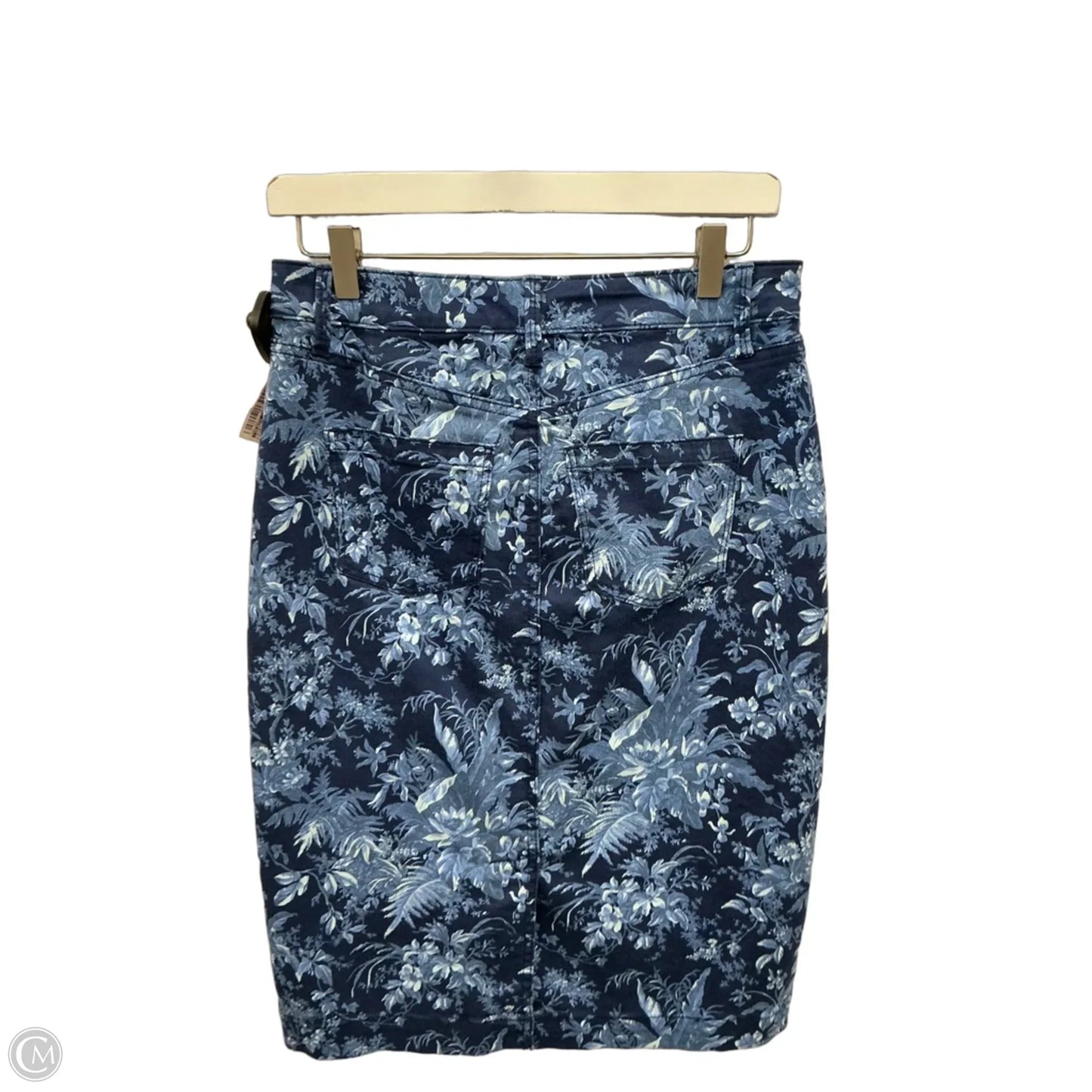 Skirt Midi By Talbots In Blue, Size: 2