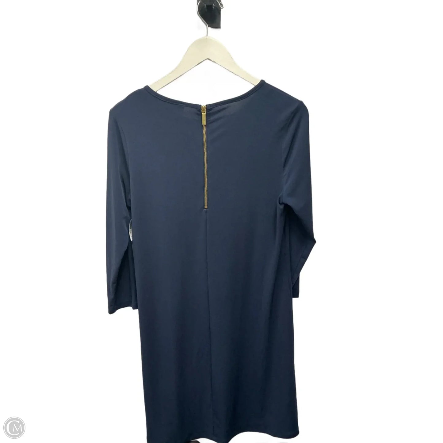 Dress Casual Midi By Michael By Michael Kors In Navy, Size: M