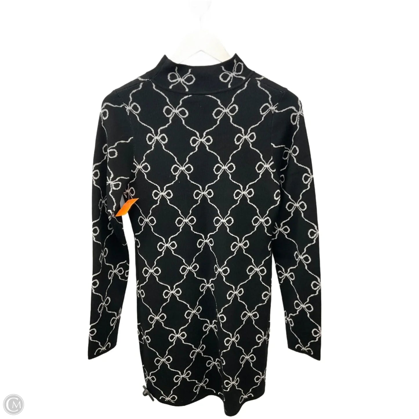 Dress Sweater By Jolie & Joy In Black & White, Size: L