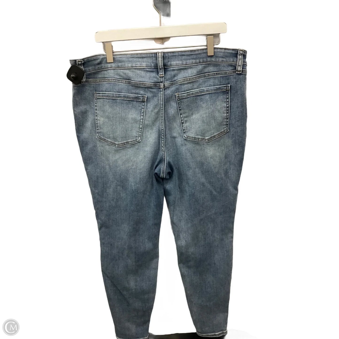Jeans Straight By Clothes Mentor In Blue Denim, Size: 14