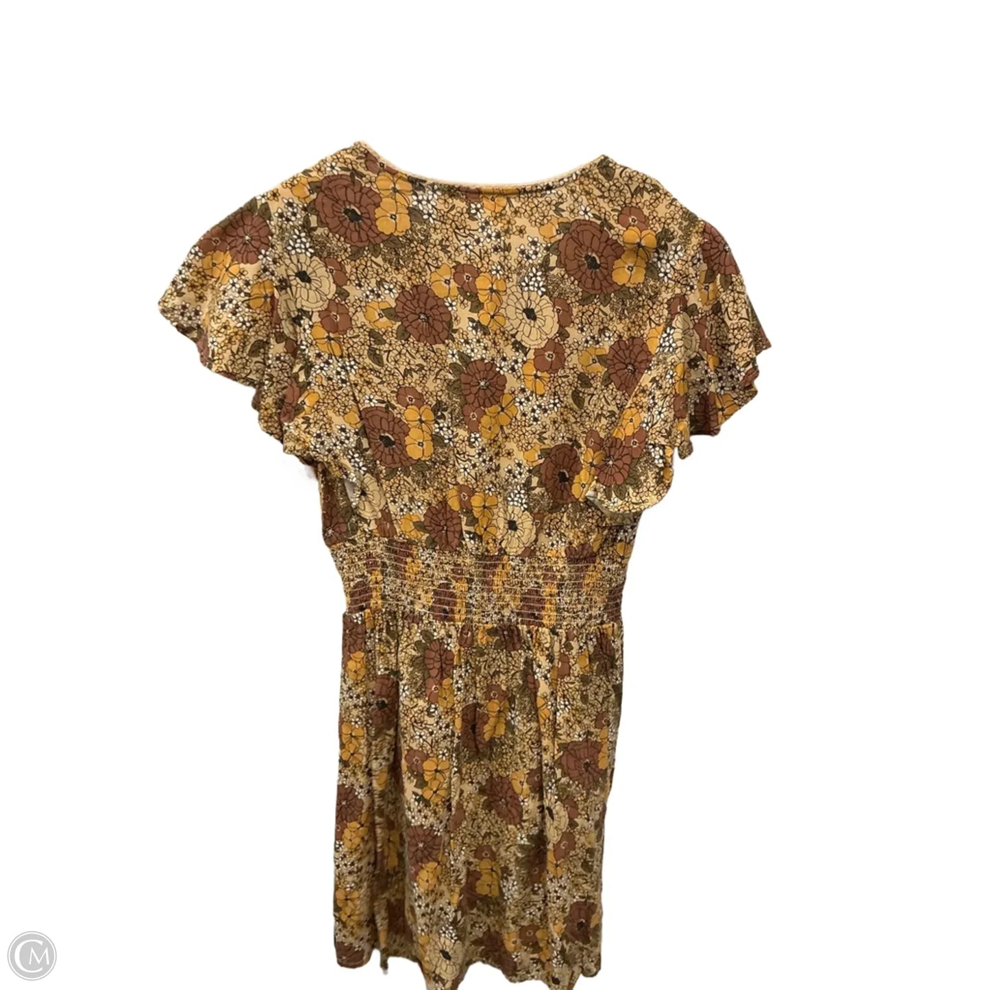 Dress Casual Short By Jessica Simpson In Gold, Size: S