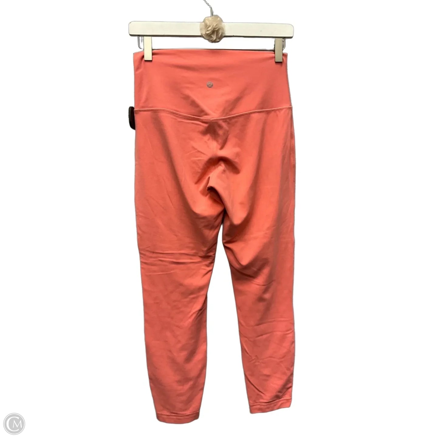 Athletic Leggings By Lululemon In Coral, Size: 8