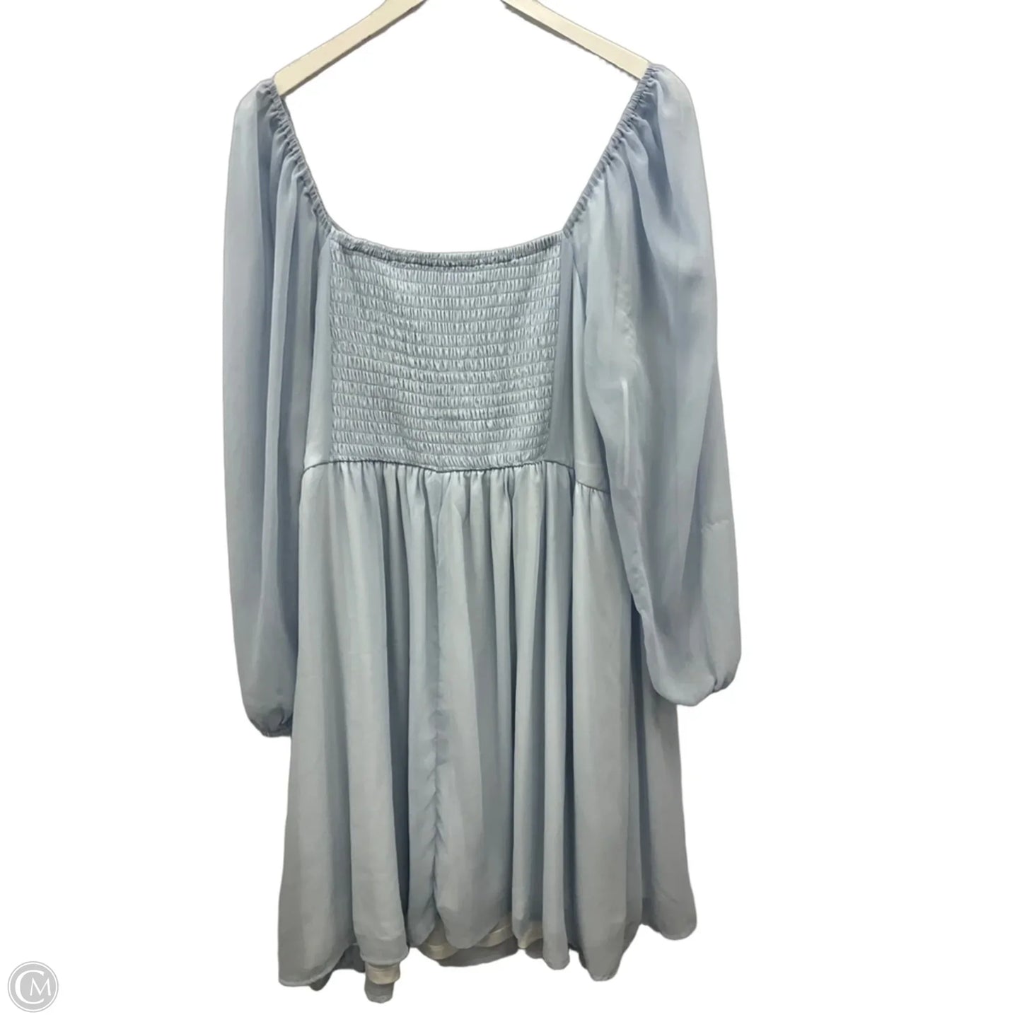 Dress Casual Midi By Clothes Mentor In Blue, Size: 3x