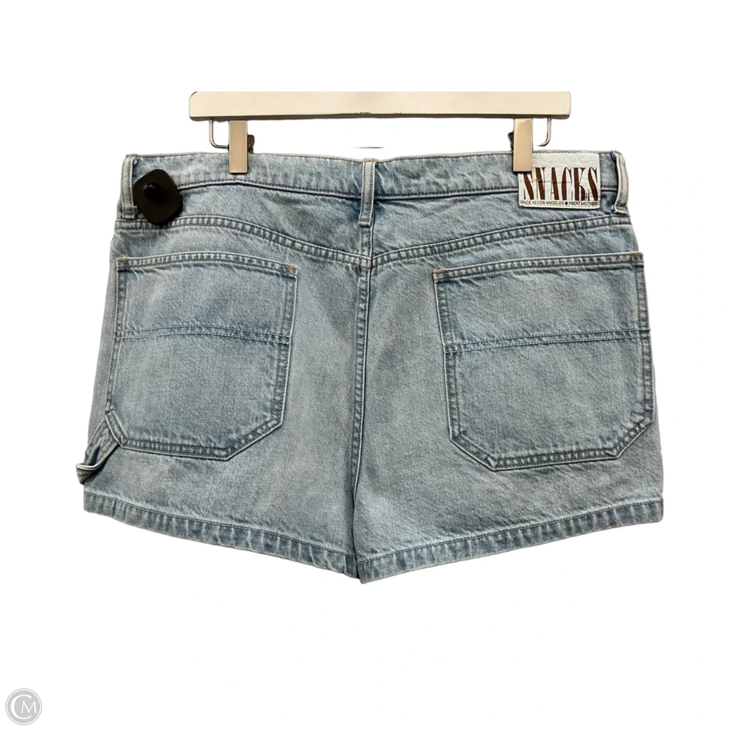 Shorts By Mother In Blue Denim, Size: 18