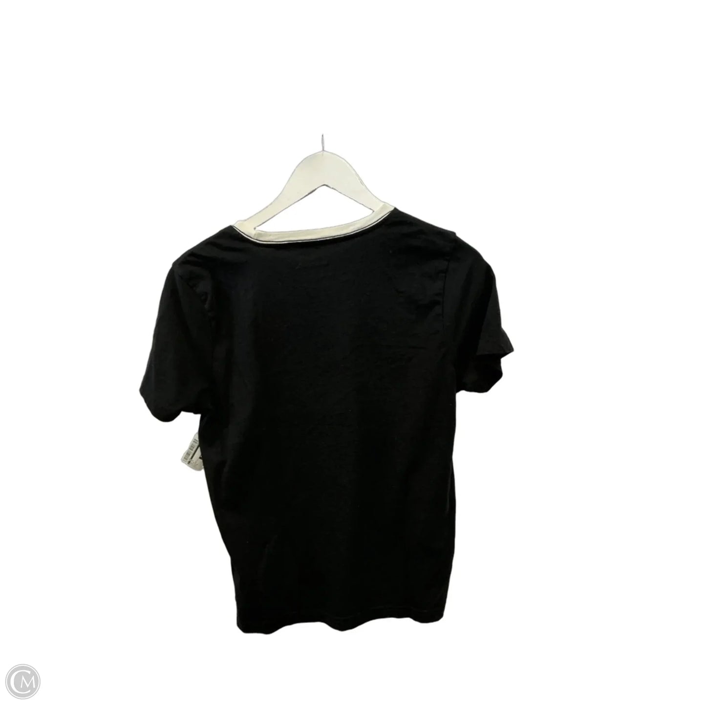 Top Short Sleeve By Cmc In Black, Size: L