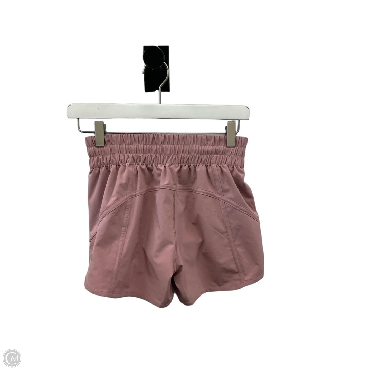 Athletic Shorts By Lululemon In Pink, Size: 4