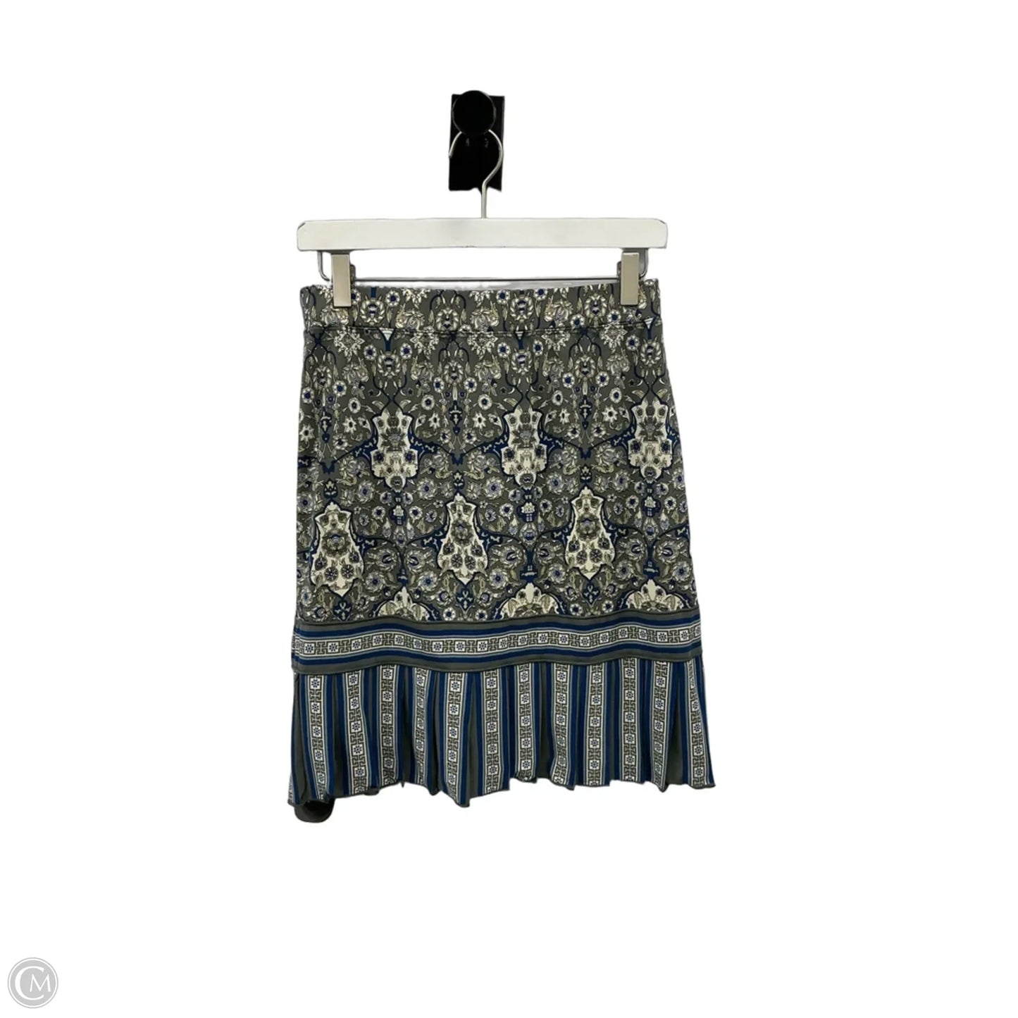 Skirt Mini & Short By Max Studio In Blue & Grey, Size: 6