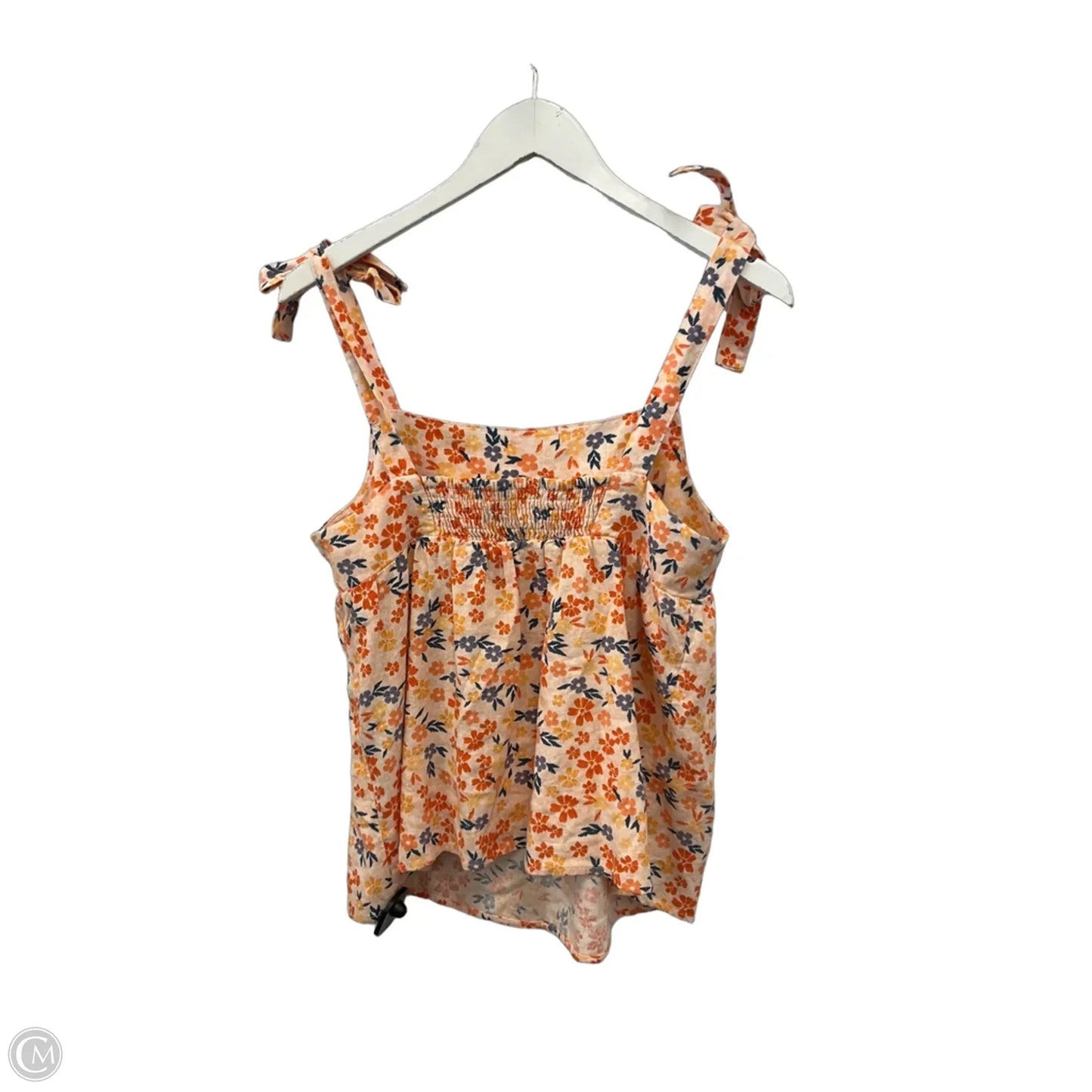 Top Sleeveless By Sonoma In Orange, Size: M
