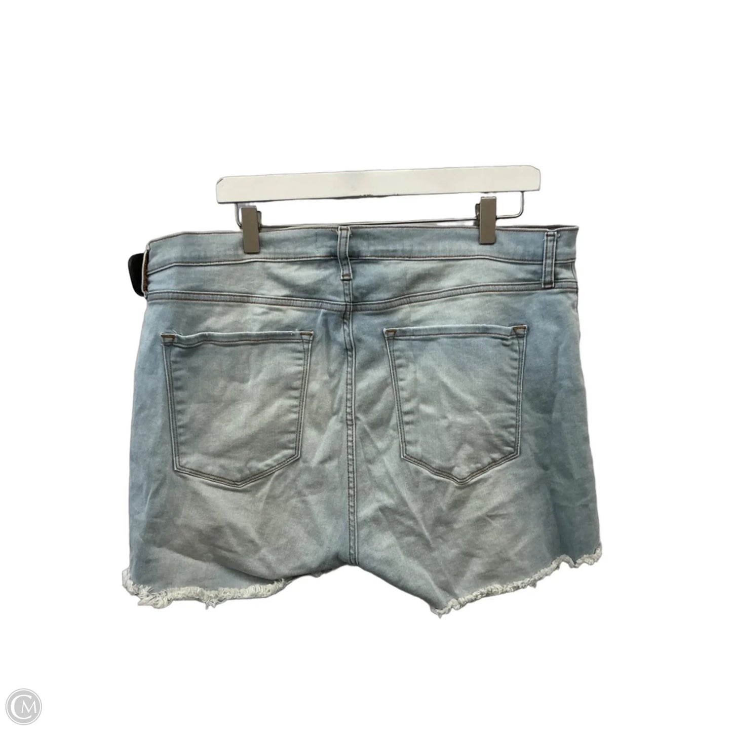 Shorts By Fashion Nova In Blue Denim, Size: 22