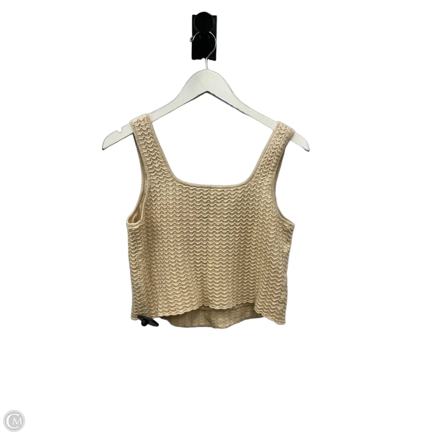 Top Sleeveless By Marled In Cream, Size: M