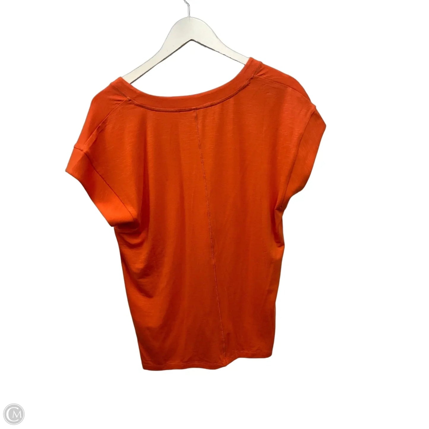 Top Short Sleeve By White House Black Market In Orange, Size: M