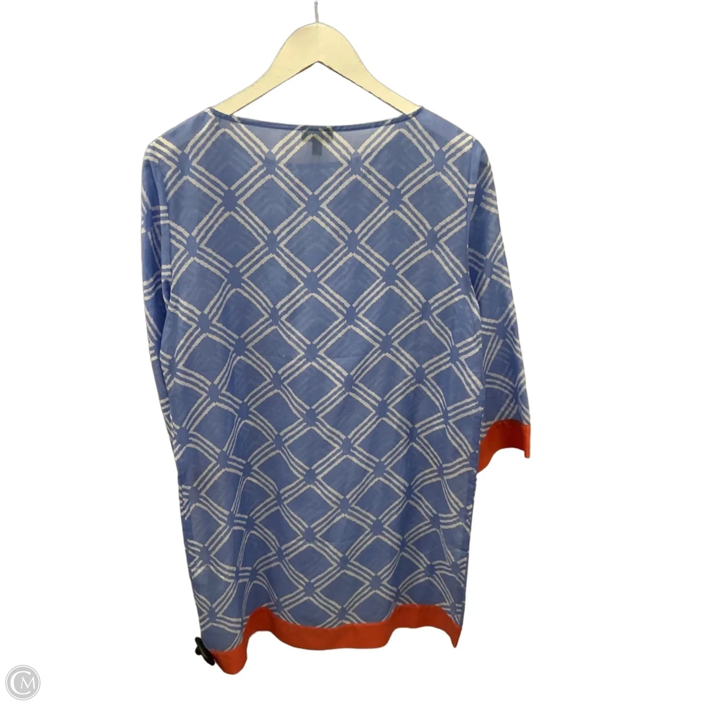 Swimwear Cover-up By Talbots In Blue, Size: S