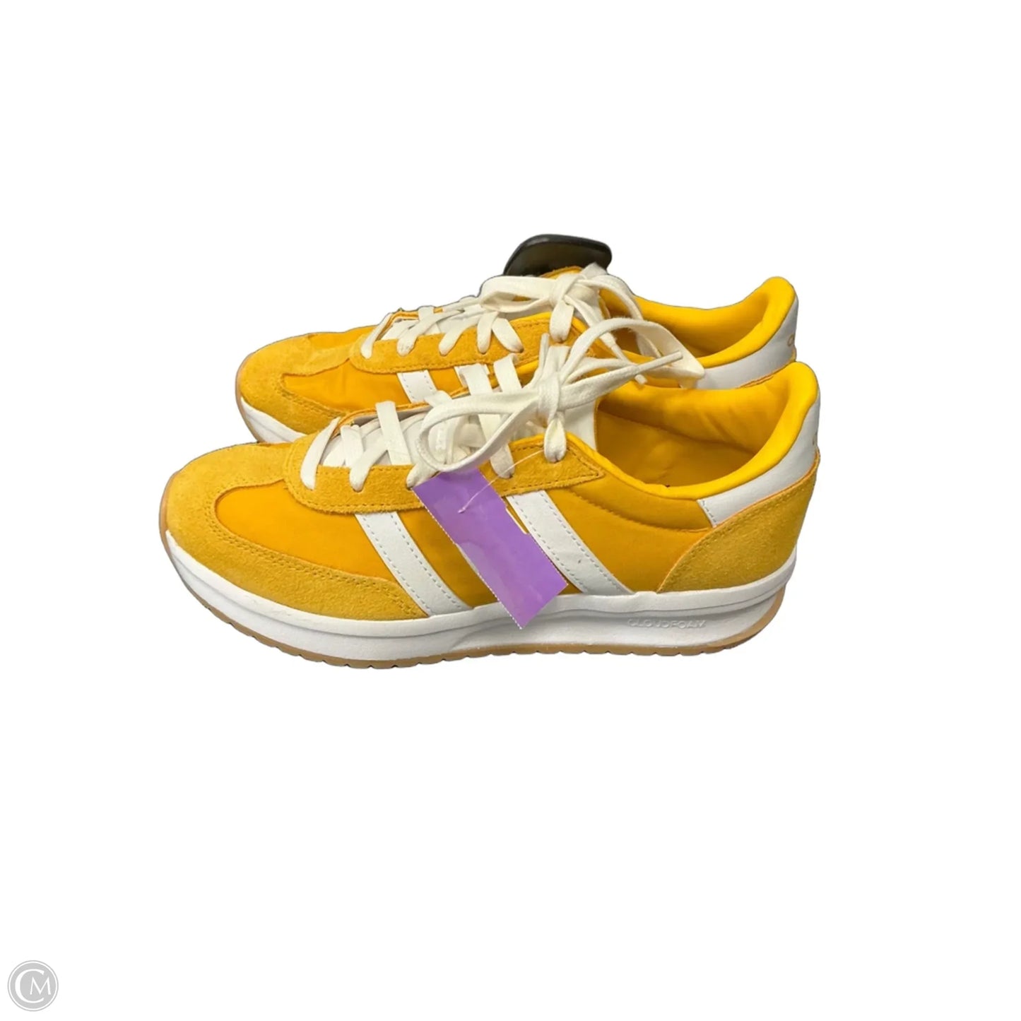 Shoes Athletic By Adidas In Yellow, Size: 7