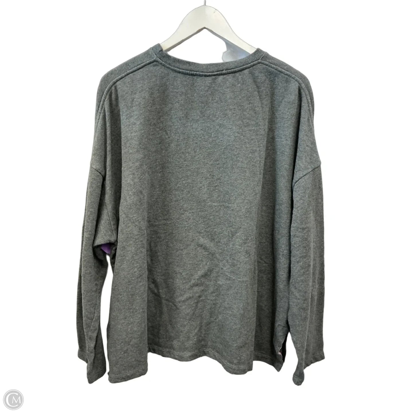 Sweatshirt Crewneck By Disney In Grey, Size: Xl