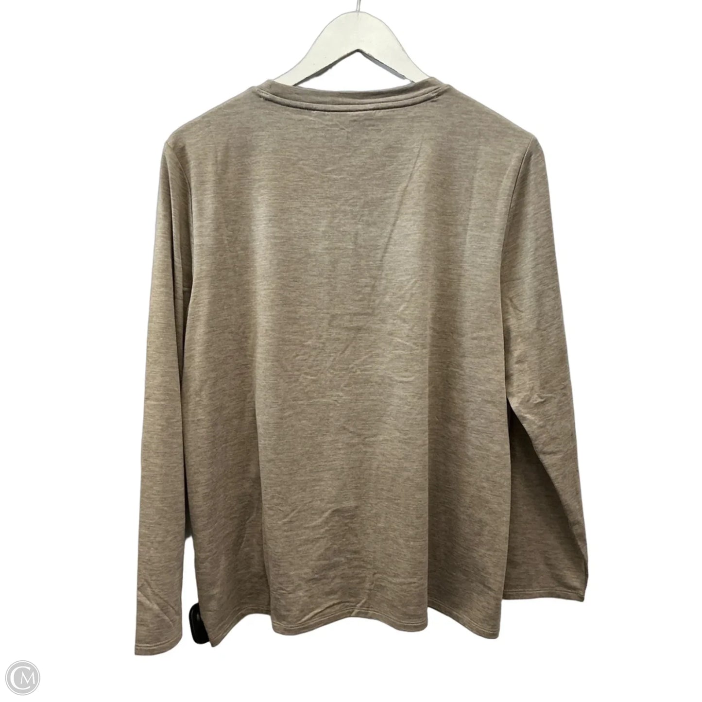 Top Long Sleeve By Chicos In Brown, Size: L