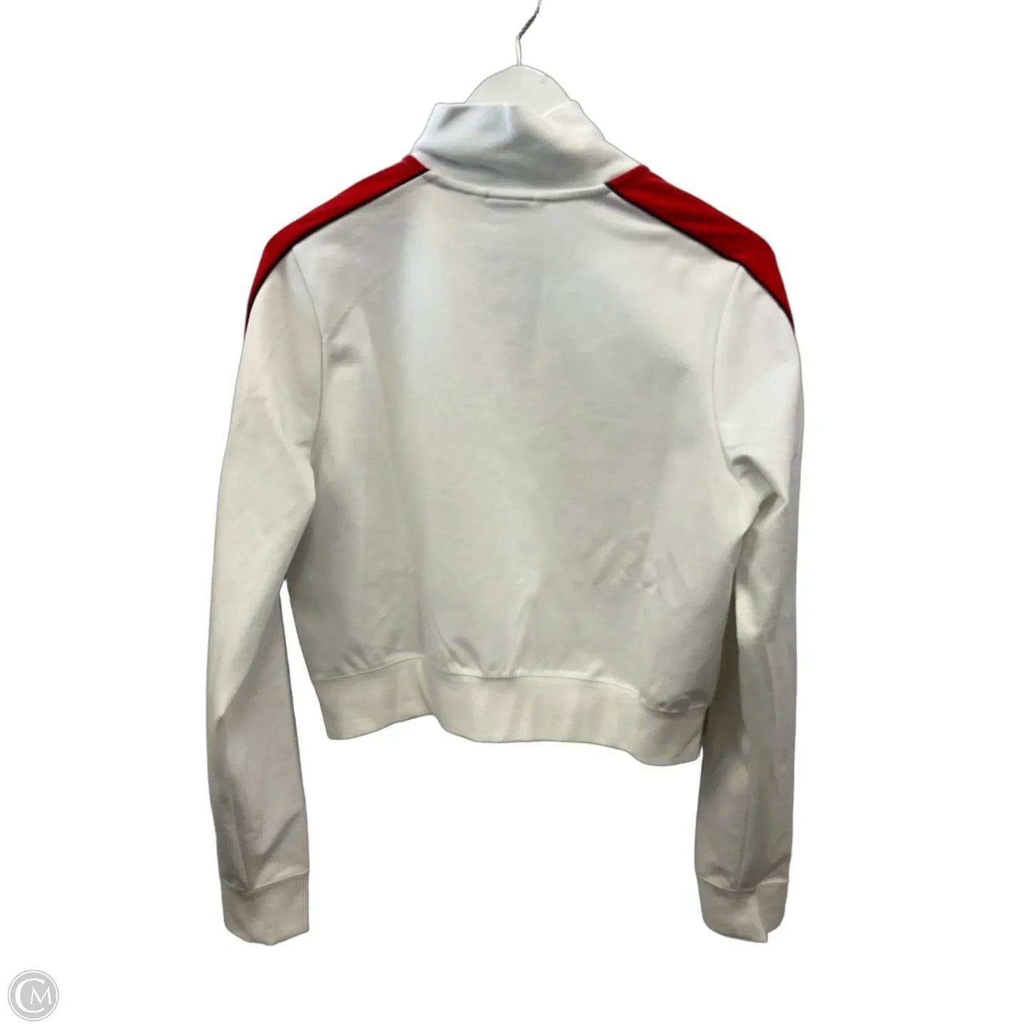 Athletic Jacket By Puma In White, Size: Xl
