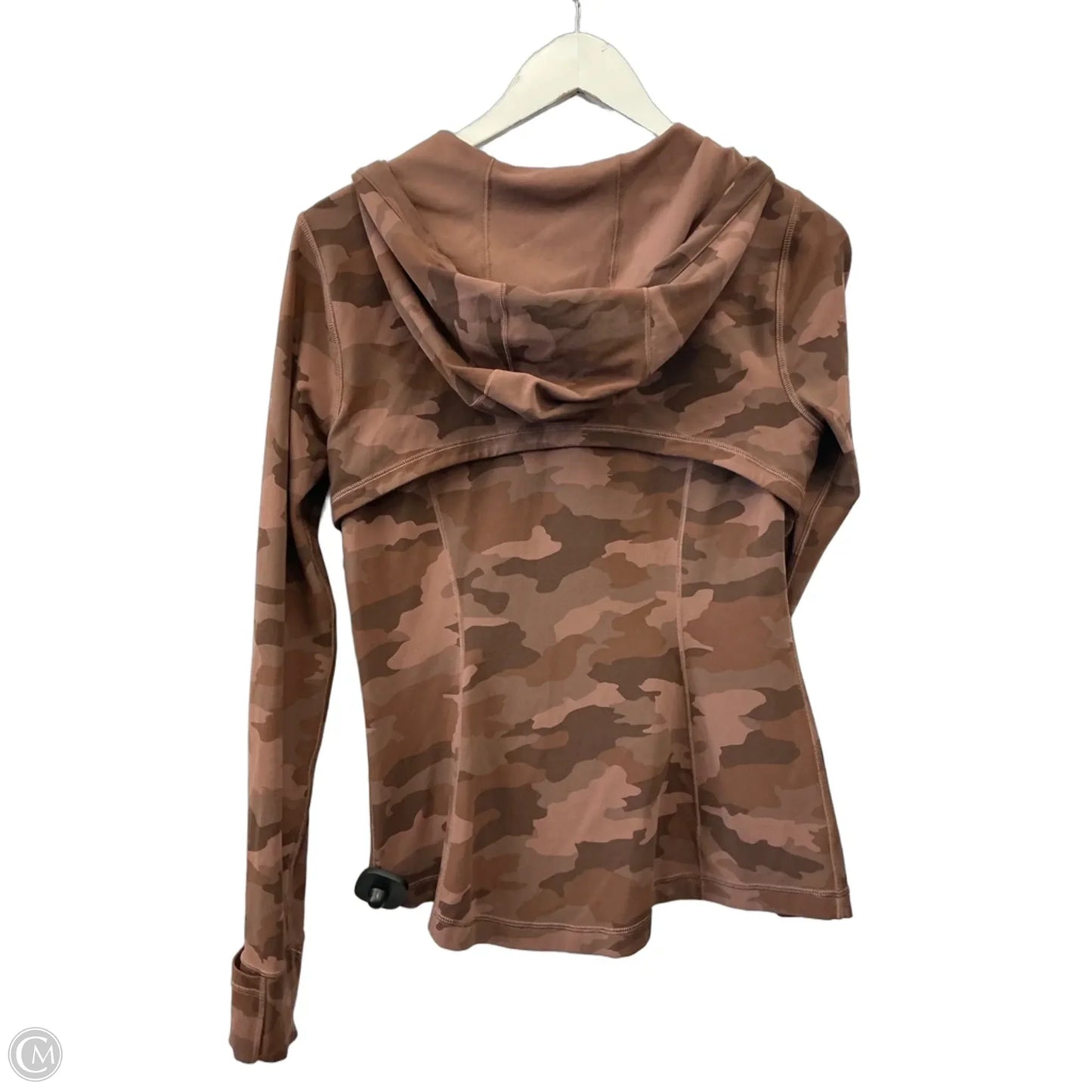Athletic Jacket By Lululemon In Brown, Size: 10