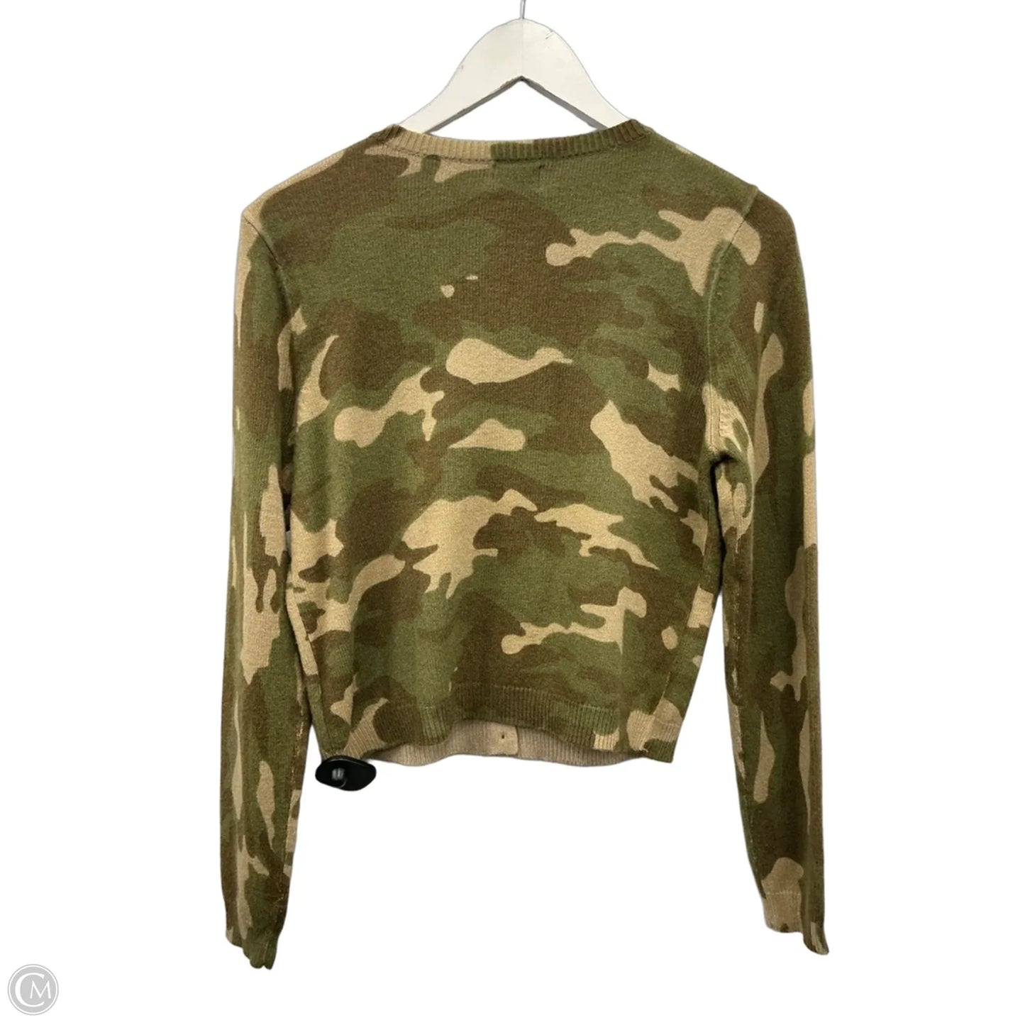 Sweater Cardigan By La Hearts In Camouflage Print, Size: M