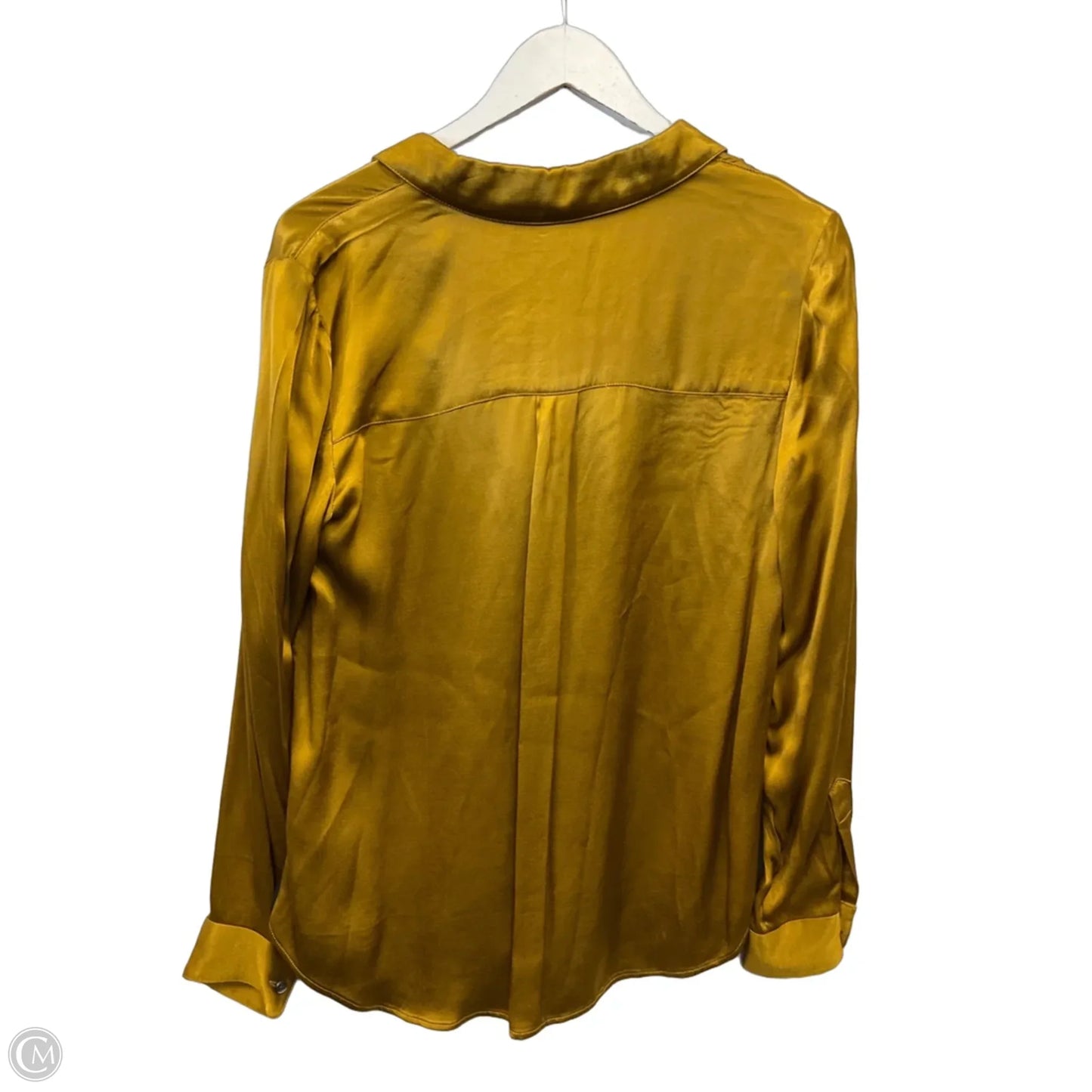 Top Long Sleeve By Boden In Gold, Size: M