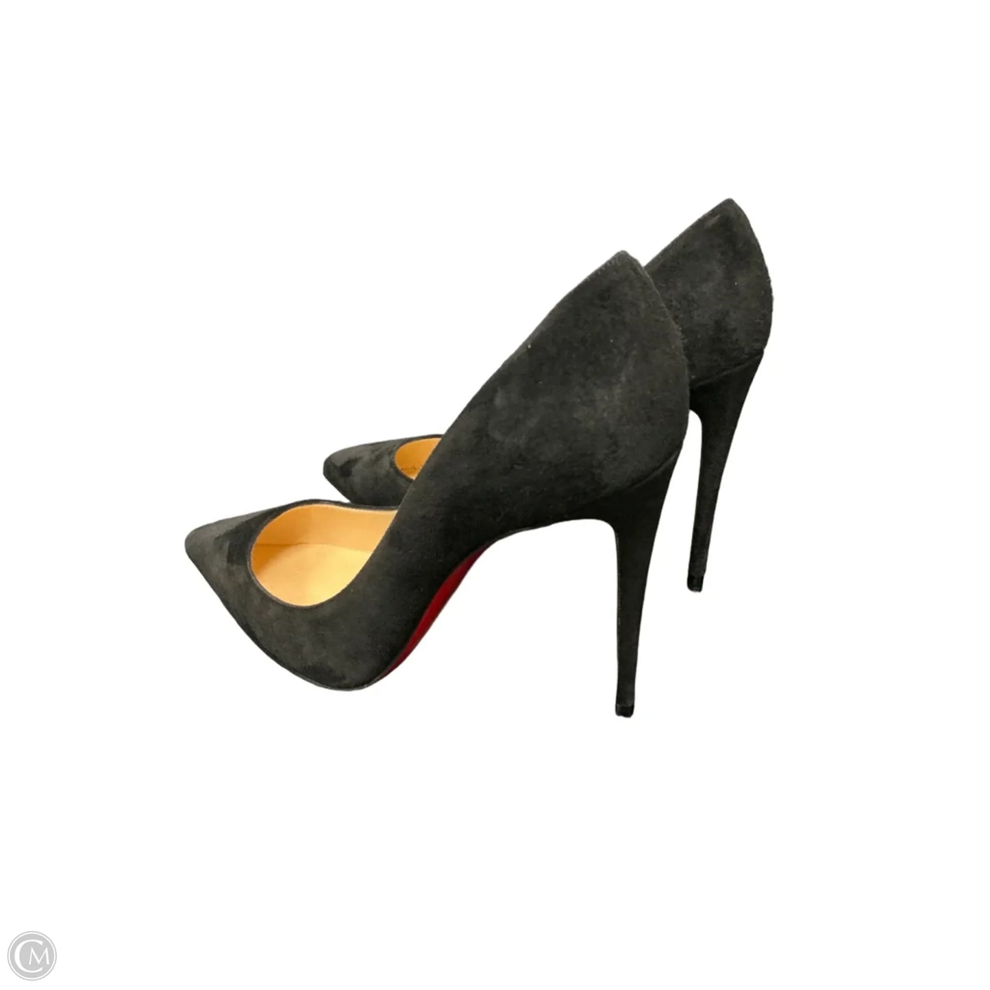 Shoes Luxury Designer By Christian Louboutin In Black, Size: 8