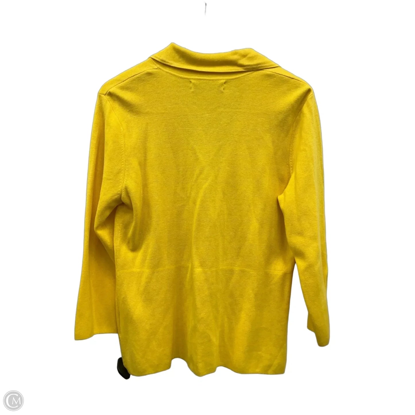 Cardigan By Kasper In Yellow, Size: M