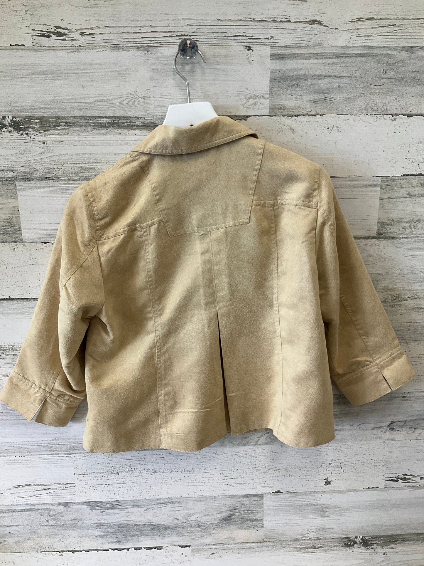 Jacket Other By Coldwater Creek In Gold, Size: S