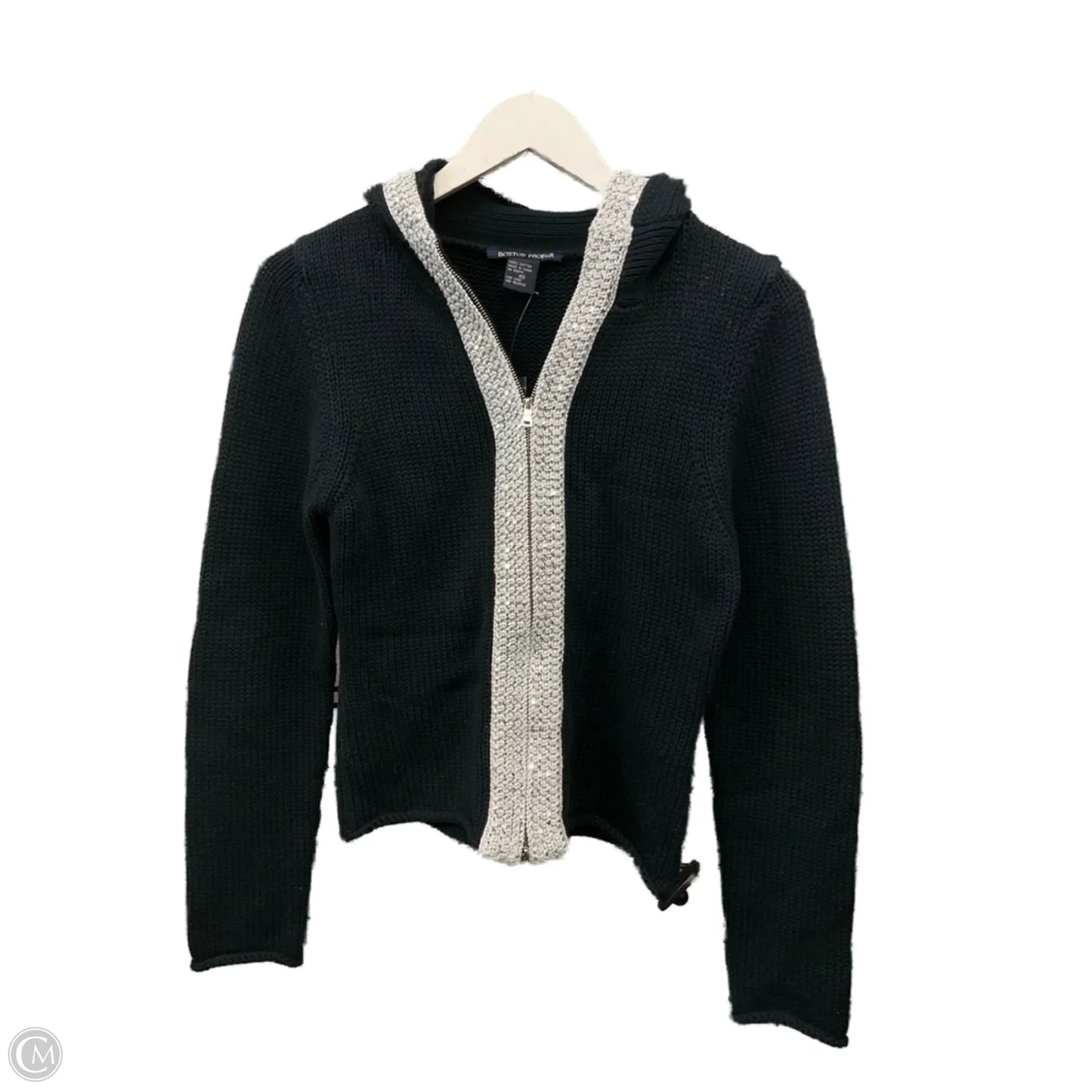 Sweater Cardigan By Boston Proper In Black, Size: Xs