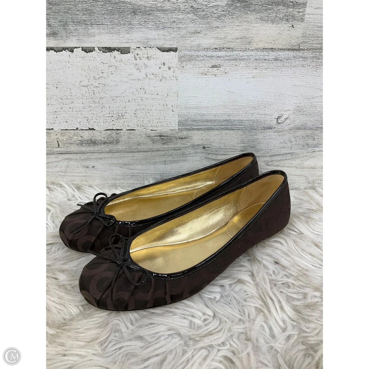 Shoes Designer By Coach In Brown, Size: 8