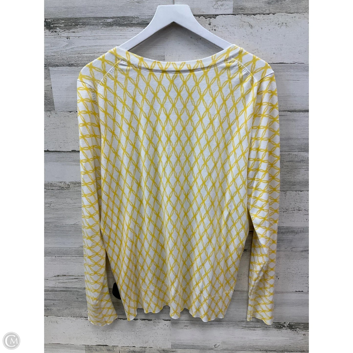 Cardigan By White Stag In Yellow, Size: 2x