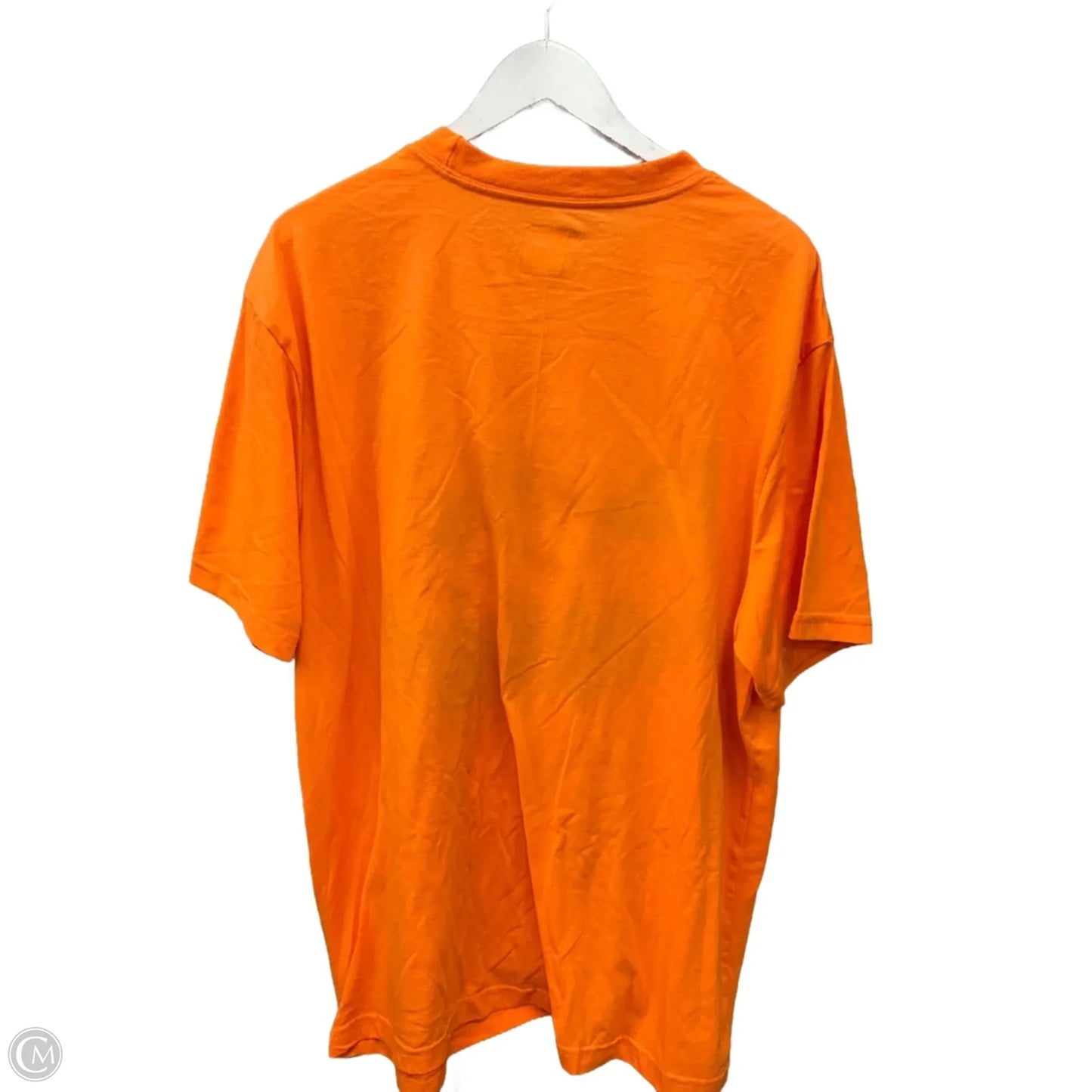 Top Short Sleeve By Wrangler In Orange, Size: Xl