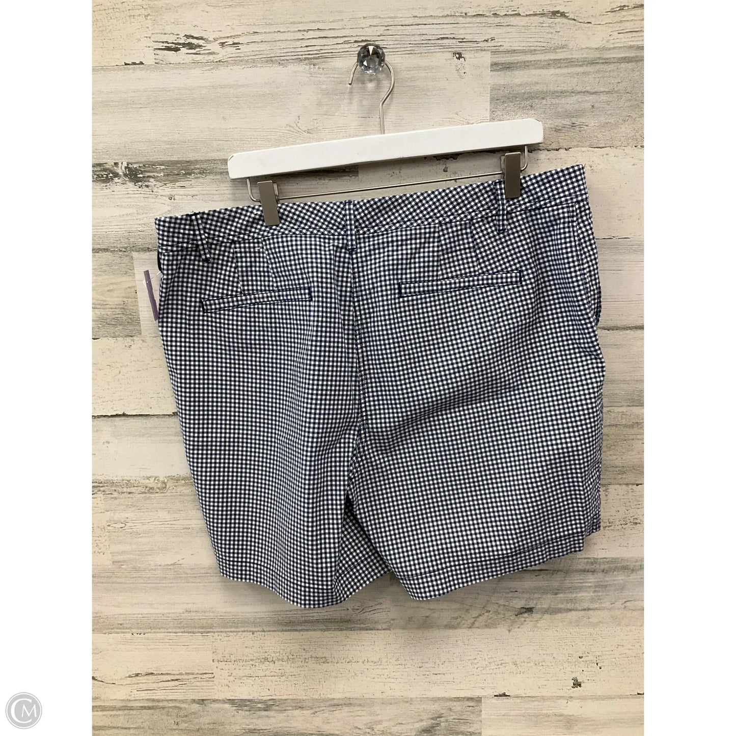 Shorts By Talbots In Blue & White, Size: 16