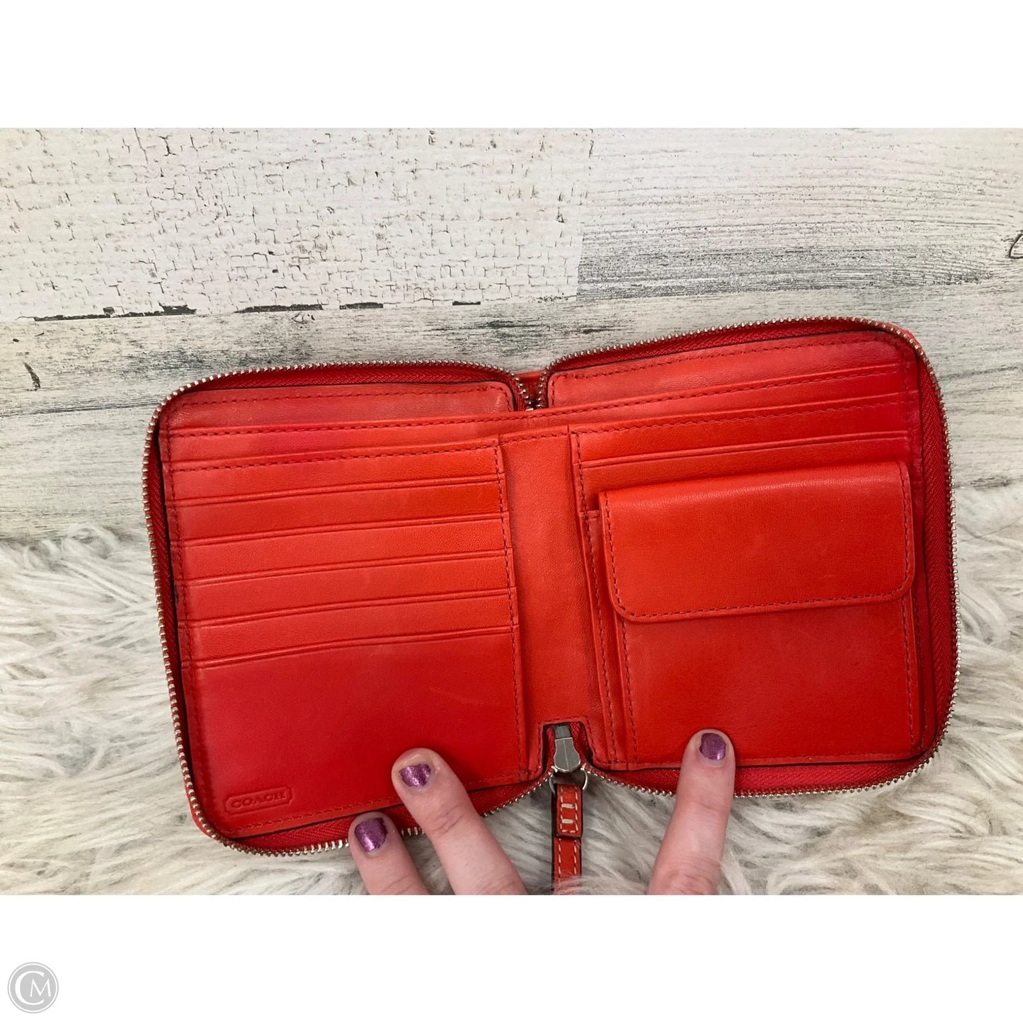 Wallet Designer By Coach, Size: Small