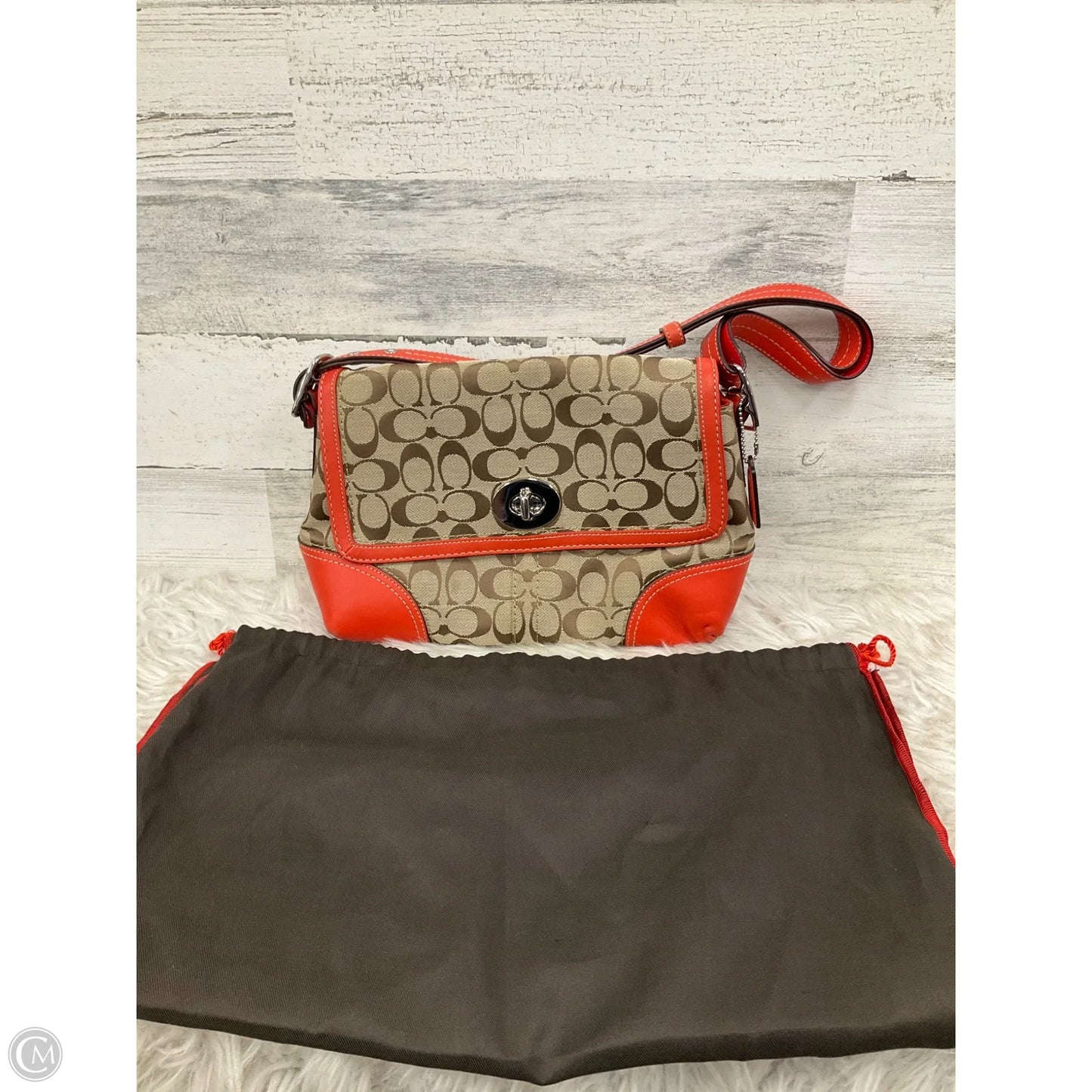 Handbag Designer By Coach, Size: Medium