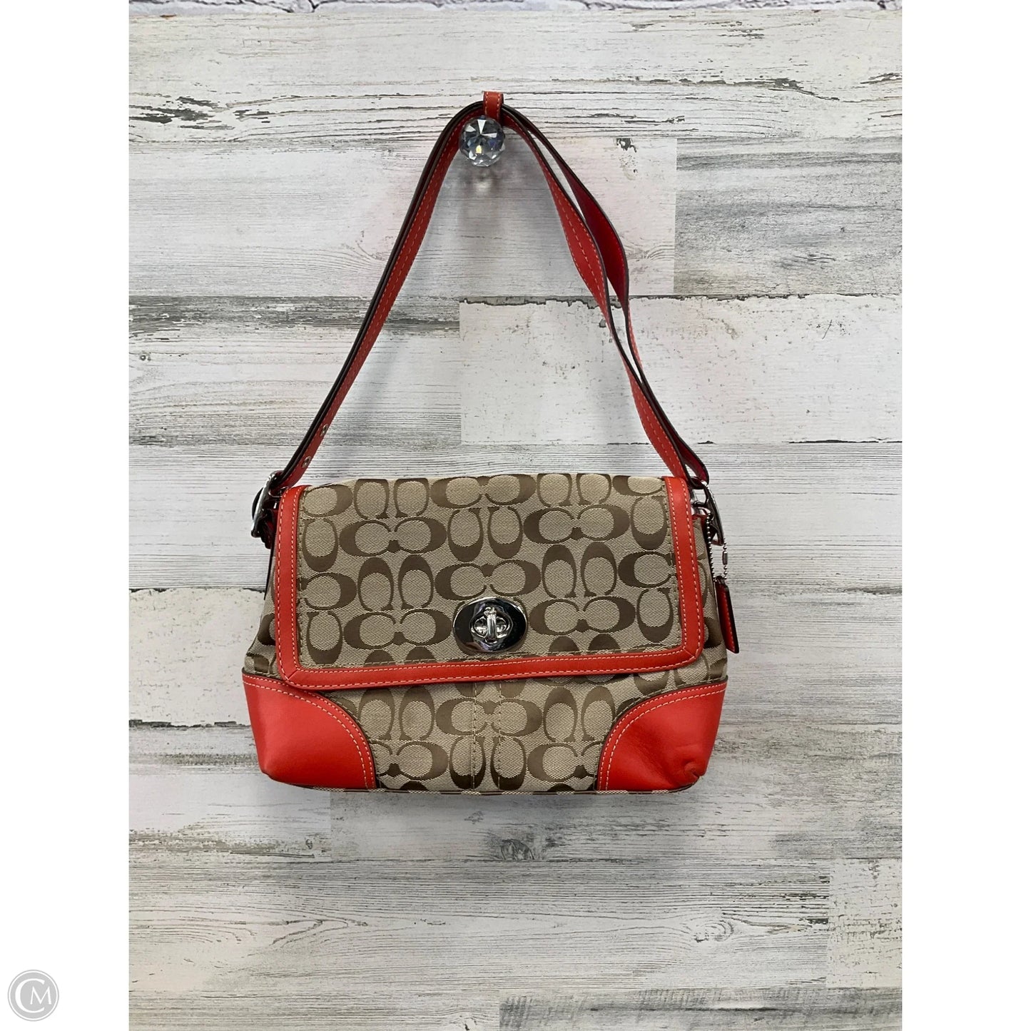 Handbag Designer By Coach, Size: Medium