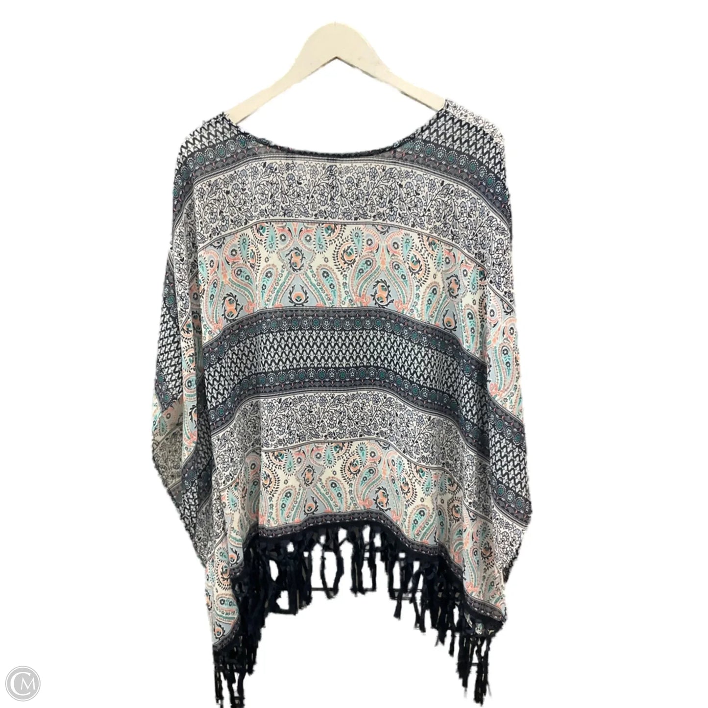 Top Sleeveless By Massini In Blue, Size: M