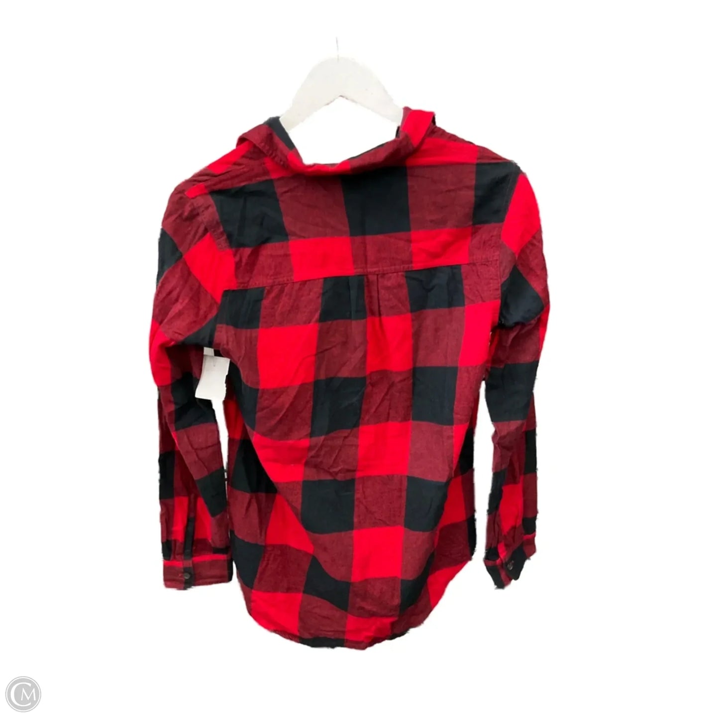 Top Long Sleeve By Old Navy In Red, Size: S