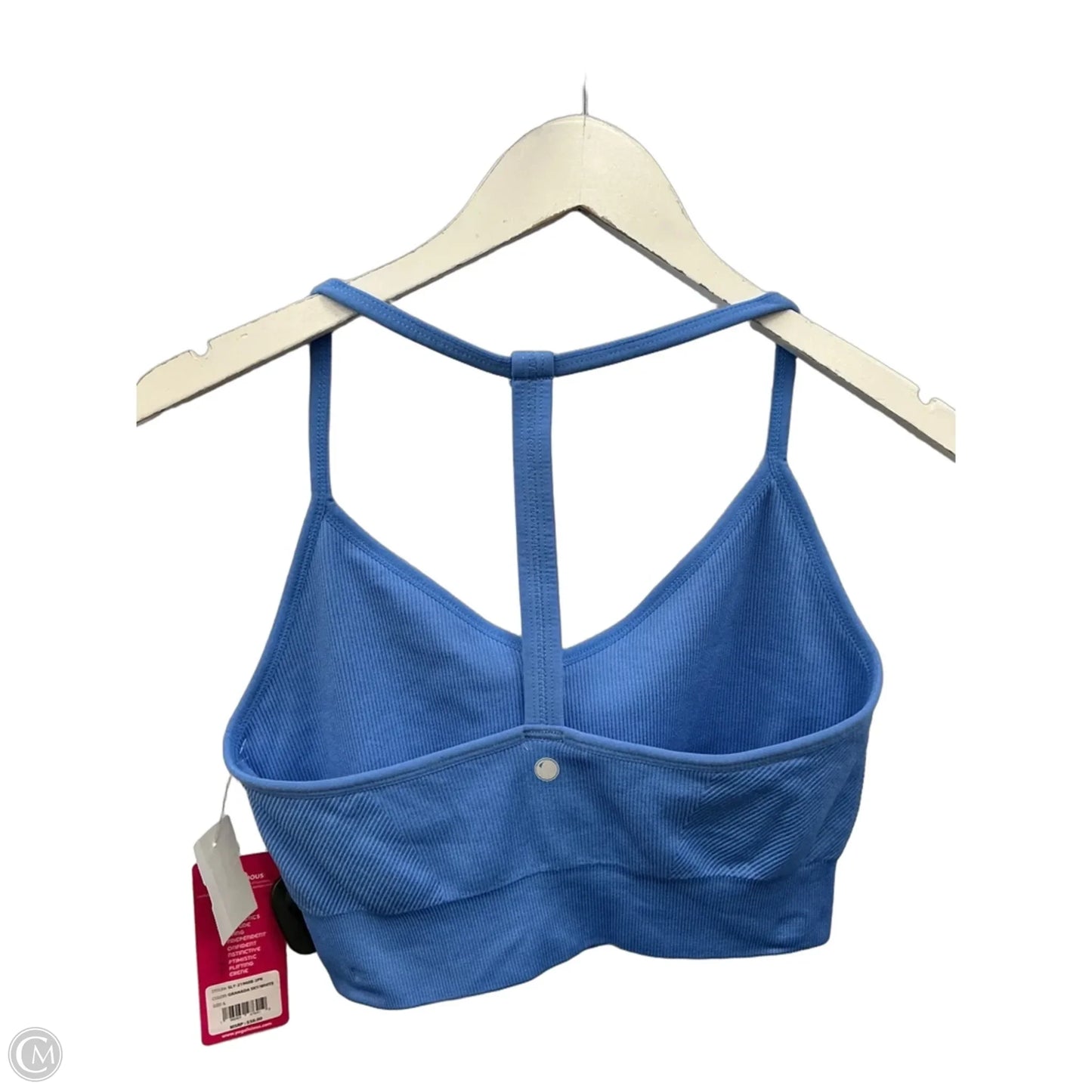 Athletic Bra By Yogalicious In Blue, Size: L