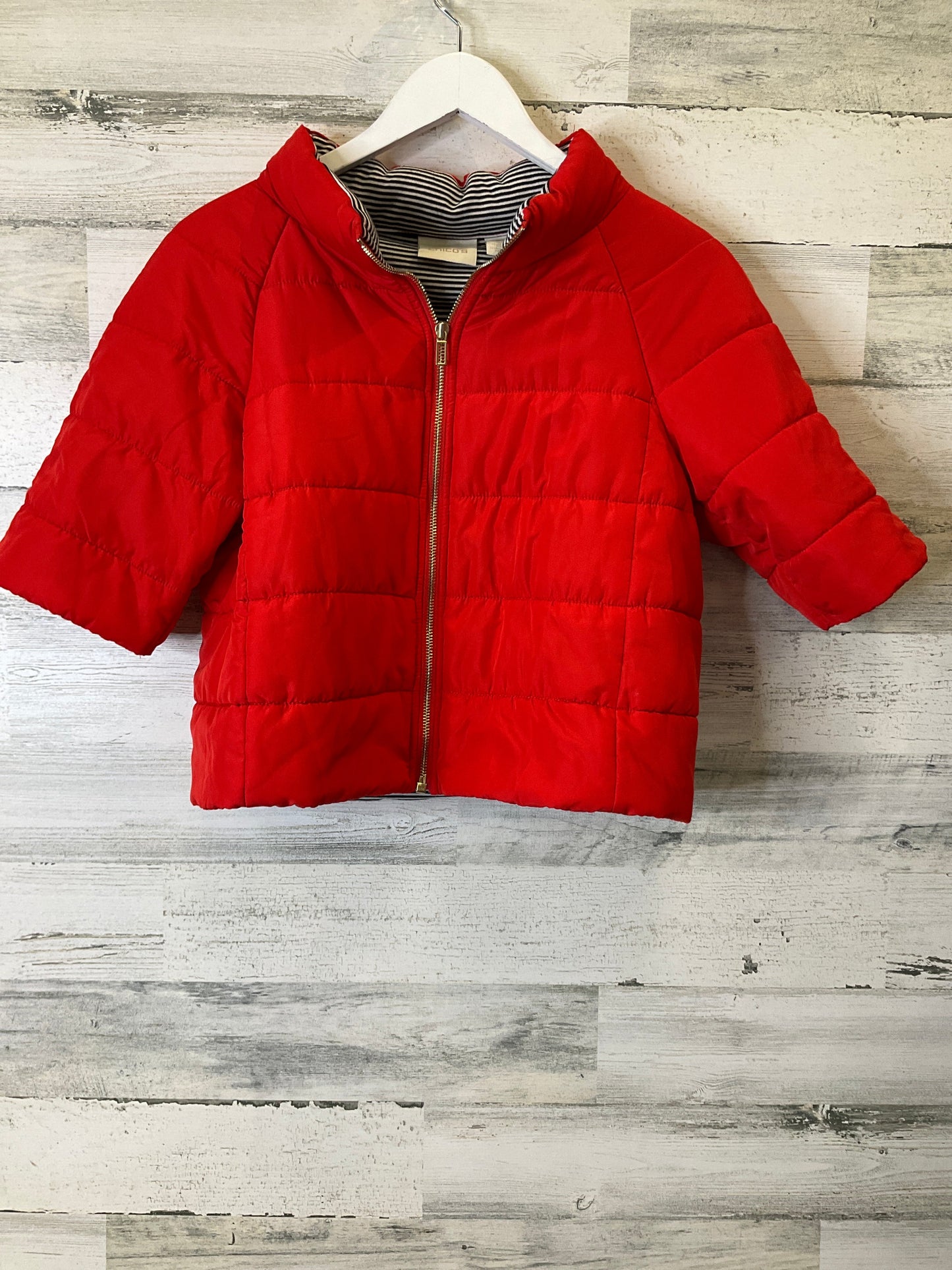 Jacket Puffer & Quilted By Chicos Size: S