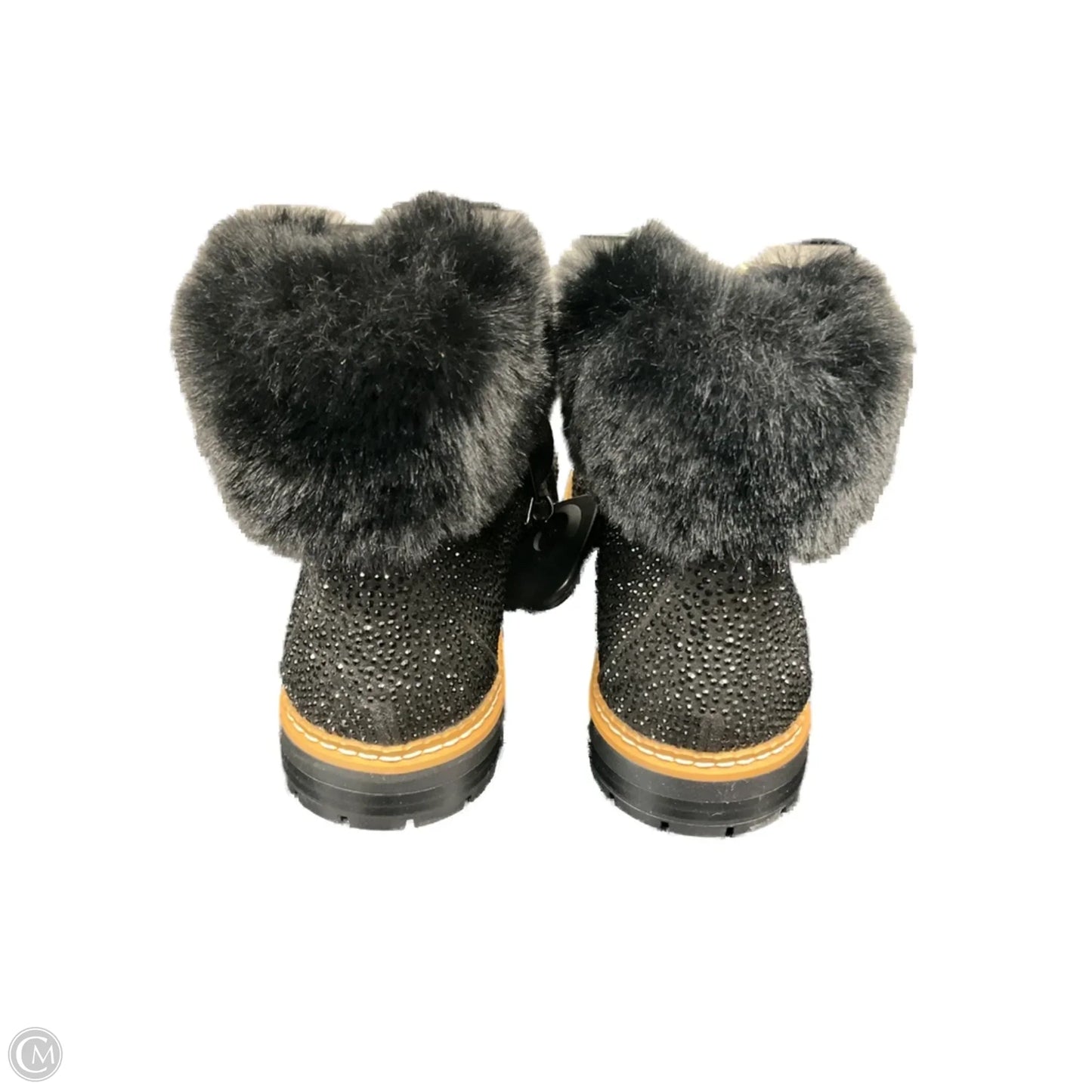 Boots Ankle Flats By Inc In Black, Size: 6.5