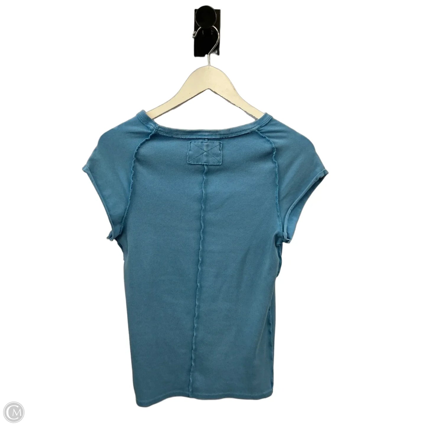 Top Short Sleeve By We The Free In Blue, Size: Xl