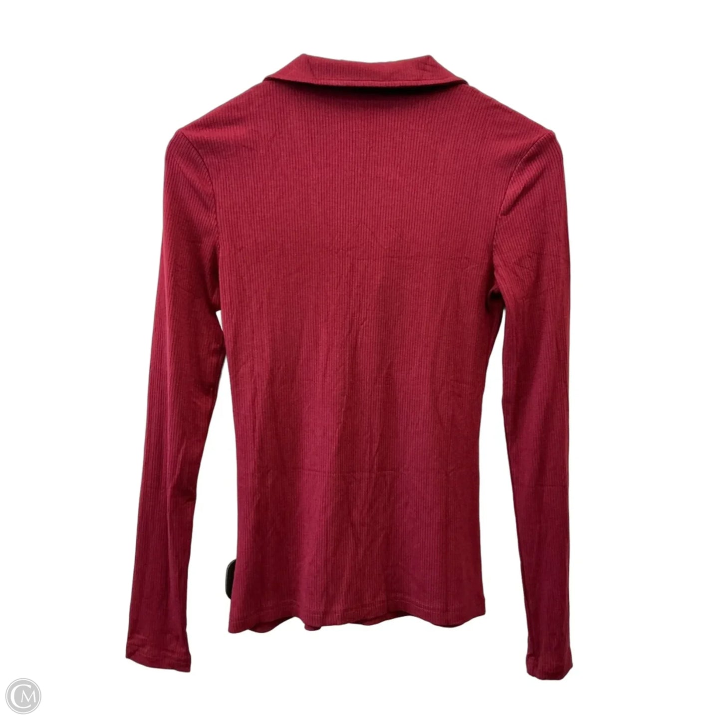 Top Long Sleeve By Clothes Mentor In Red, Size: S