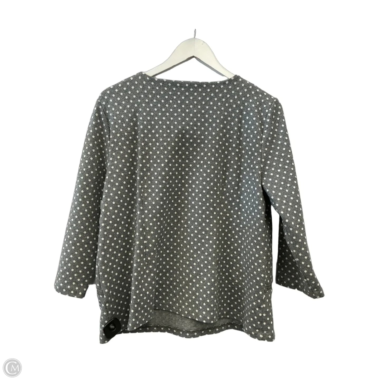 Top Long Sleeve By Talbots In Grey, Size: Xlp