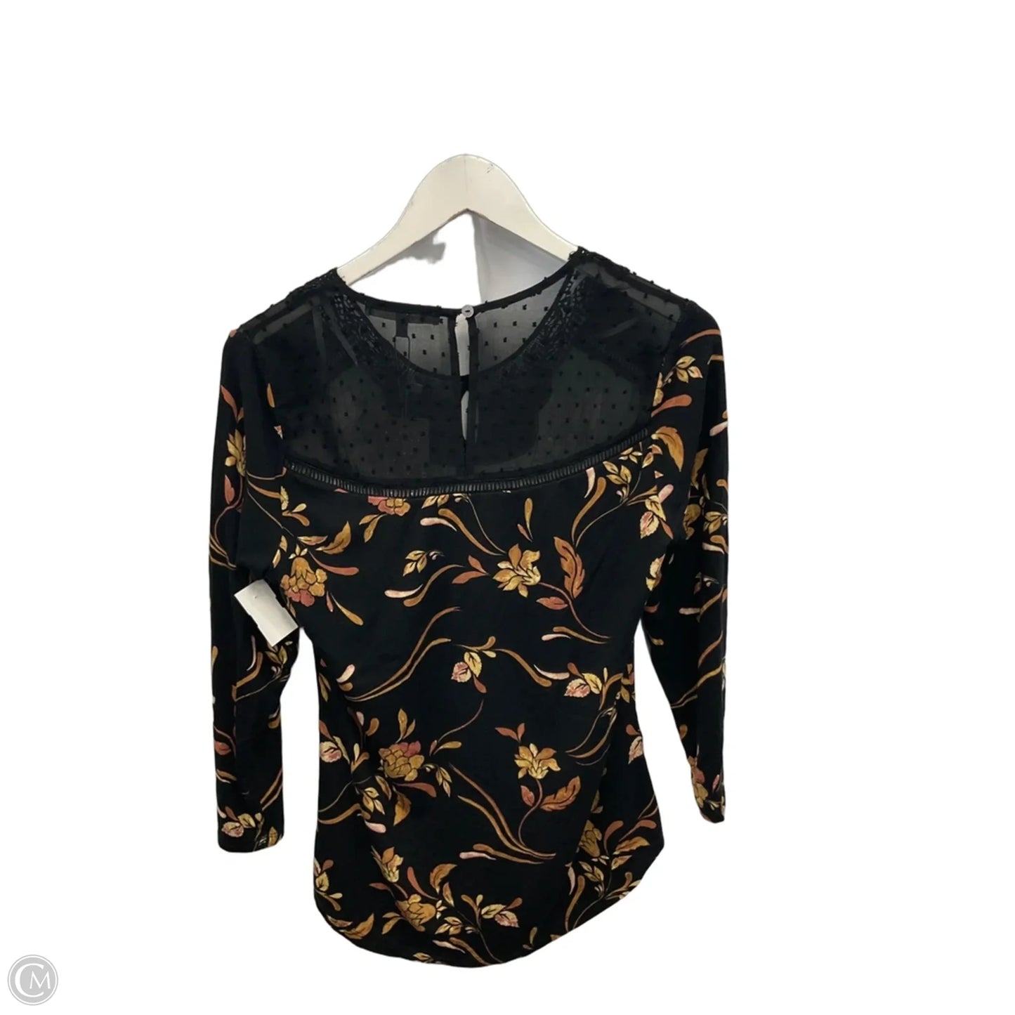 Top 3/4 Sleeve By Daniel Rainn In Black, Size: S