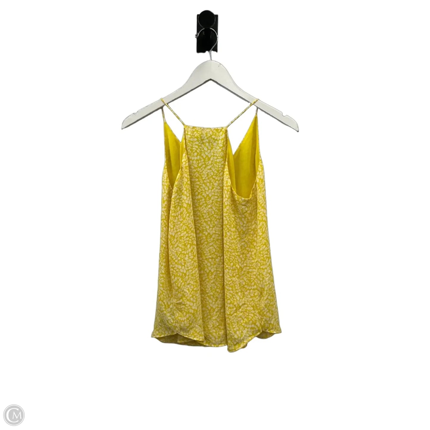 Top Sleeveless By Loft In Yellow, Size: Xs