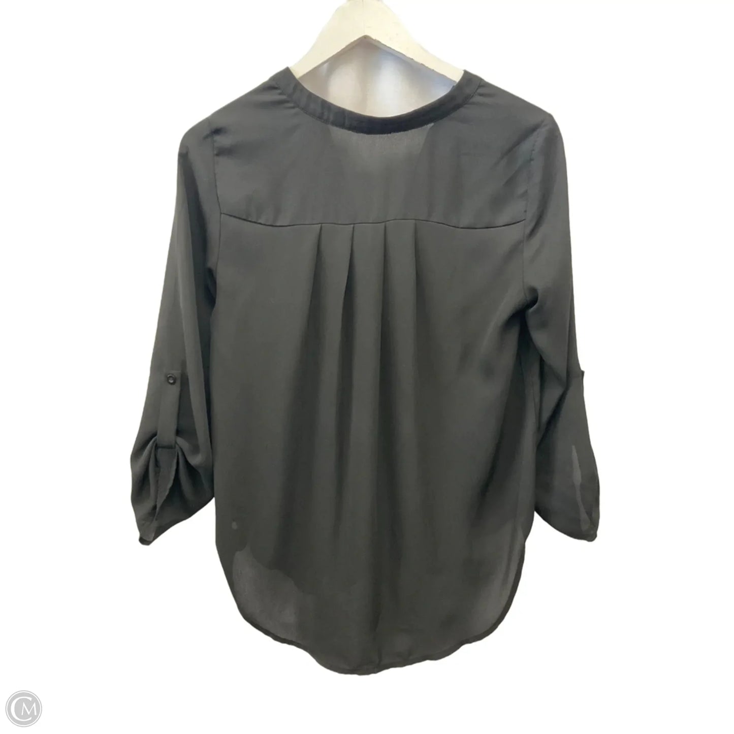 Top Long Sleeve By Lush In Black, Size: M