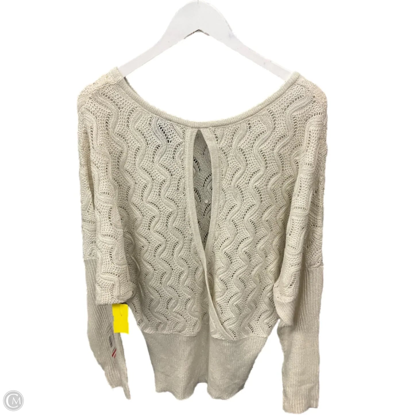 Sweater By Bisou Bisou In Cream, Size: L