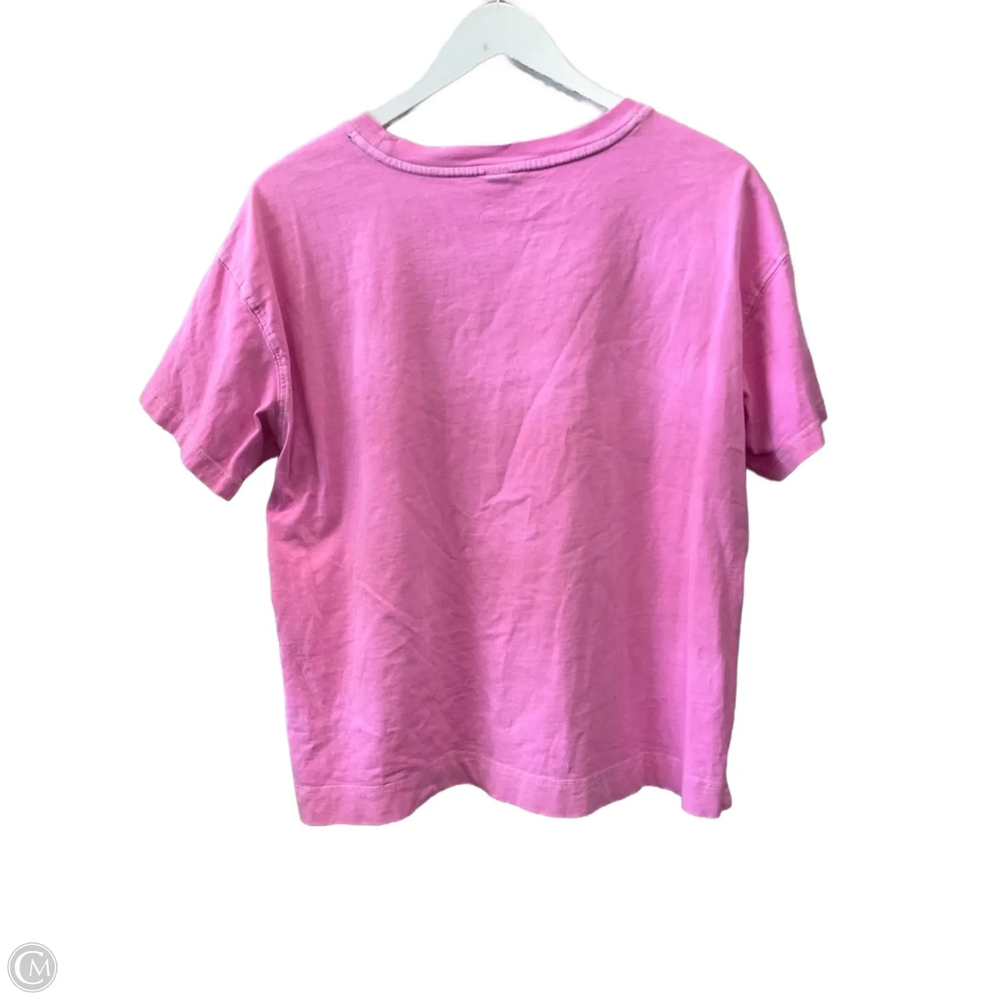 Top Short Sleeve Basic By Old Navy In Pink, Size: M