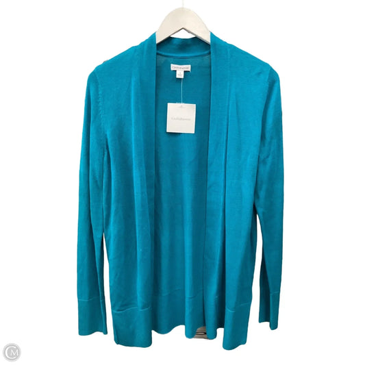 Cardigan By Croft And Barrow In Teal, Size: S