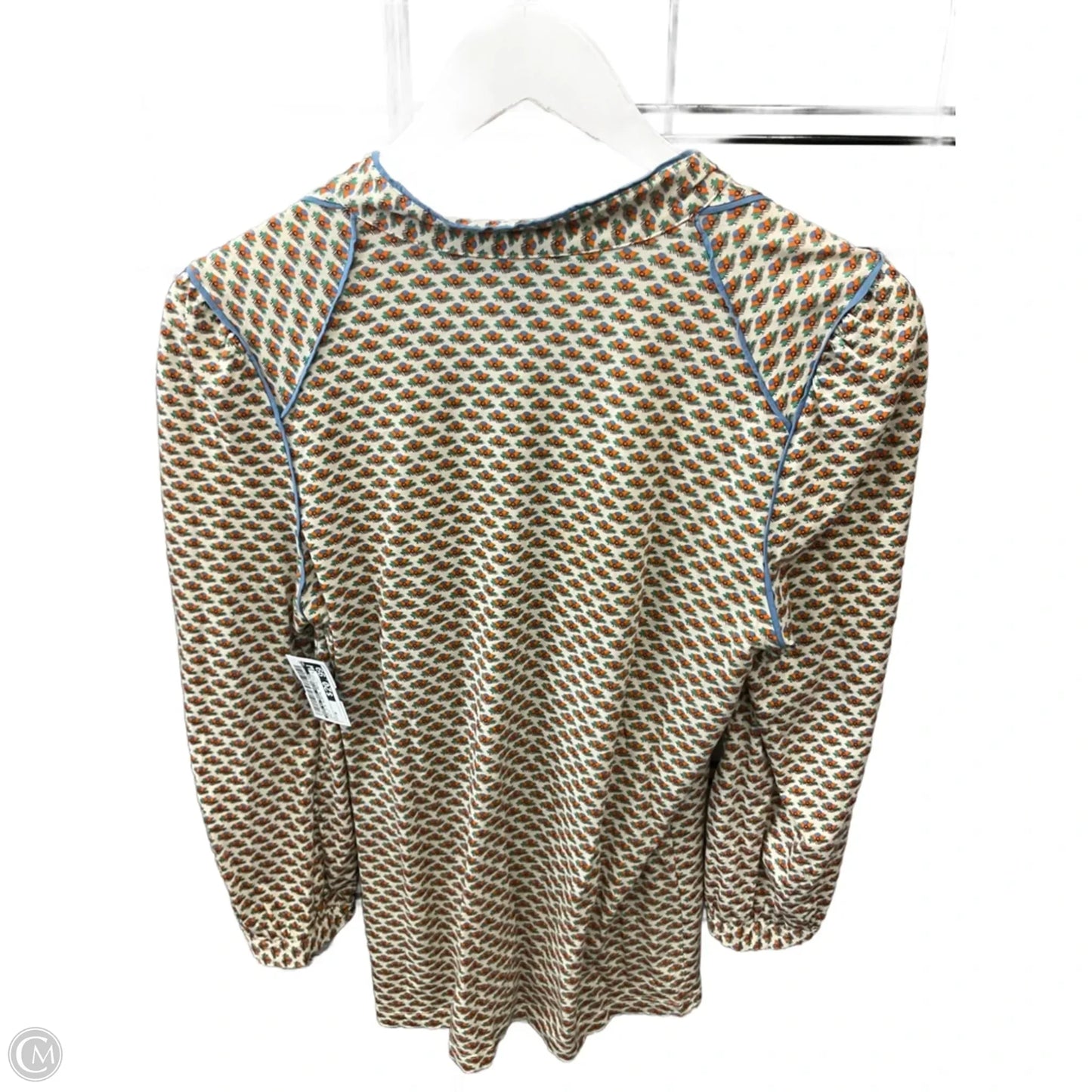 Top 3/4 Sleeve Designer By Marc By Marc Jacobs In Multi-colored, Size: M